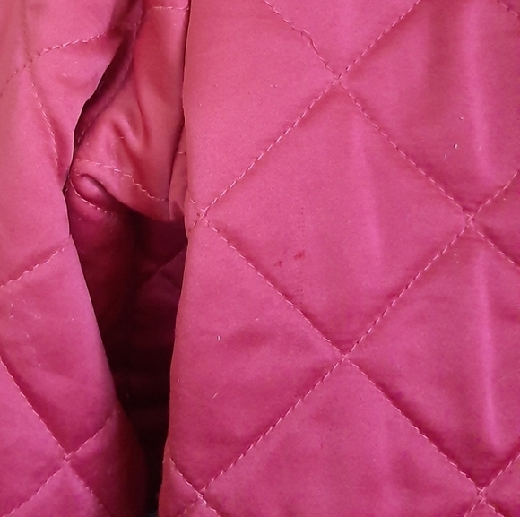 Disney Tutu Couture Bomber Jacket Girl's 7/8 Pink Quilted Coat Princess Patches - Picture 10 of 10